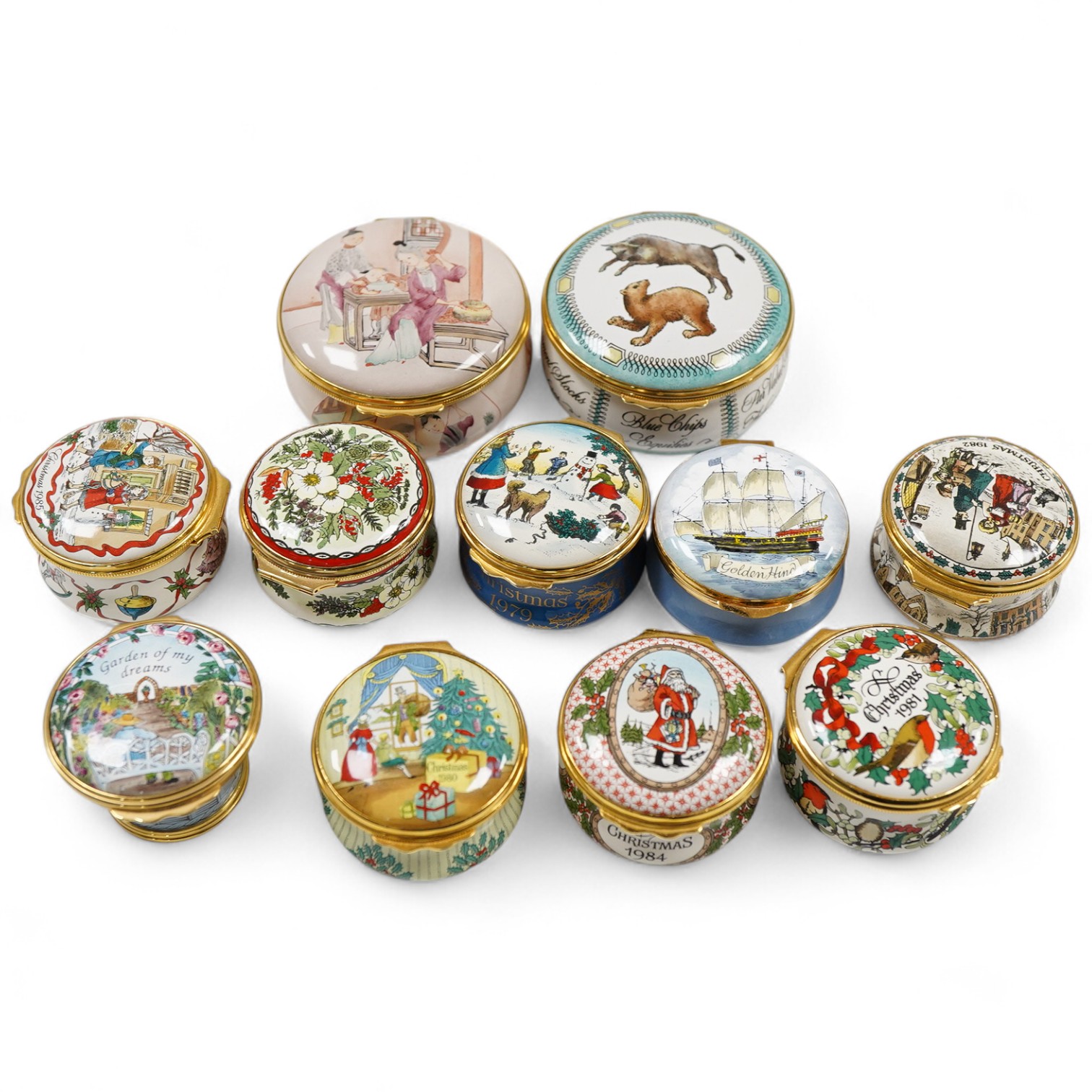 Ten Halcyon days and one other mostly Christmas boxes